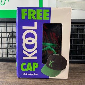 NEW 1993 Kool Cap Cigarettes Black Green Hat